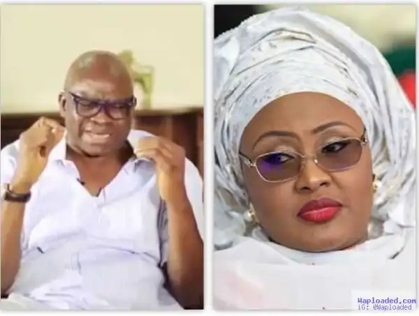 Halliburton: Fayose’s lawyer replies Buhari’s wife, justifies claim of her involvement